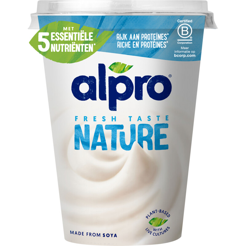 Alpro Plantaardige variatie op yoghurt nature