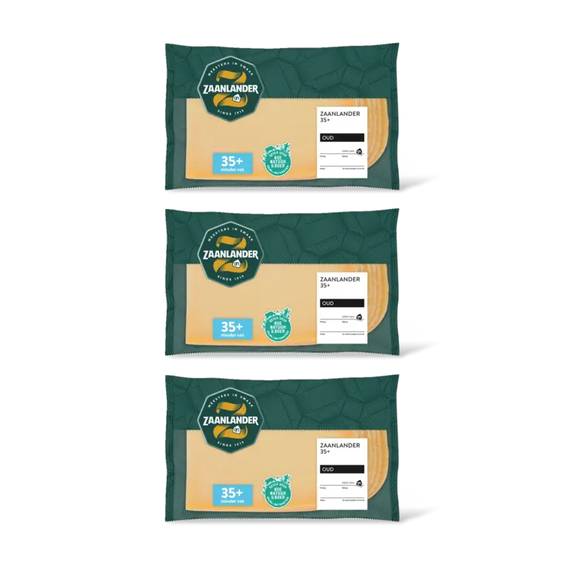 AH Zaanlander Oud 35+ plakken 3-pack