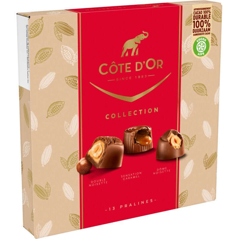 Een afbeelding van Côte d'Or Collection pralines bel