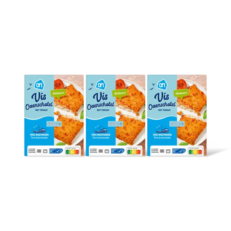 Vis ovenschotel met tomaat 3-pack
