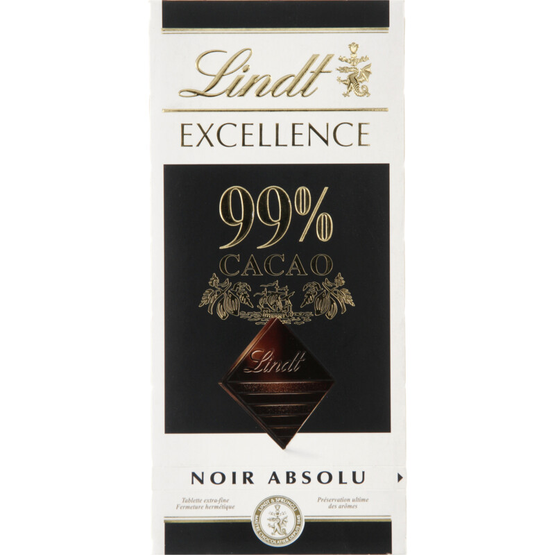 Een afbeelding van Lindt Excellence 99% pure chocolade