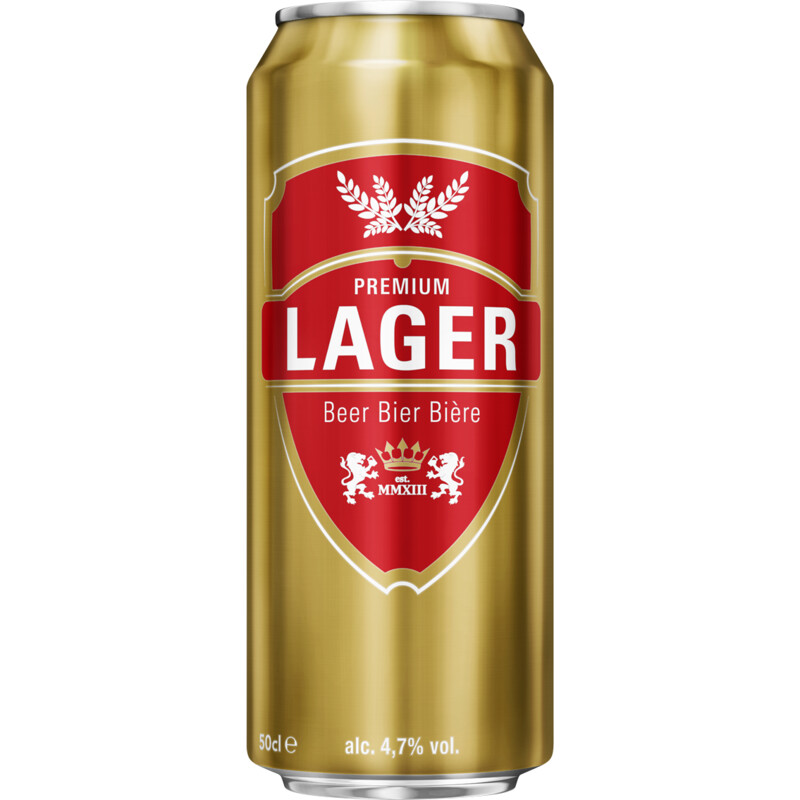 Een afbeelding van Premium Lager Premium lager 0,5lt blik