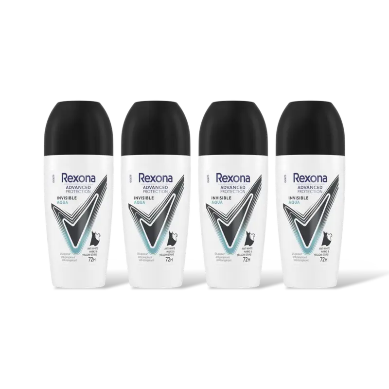 Rexona Anti-transpirant invisible aqua 4-pack