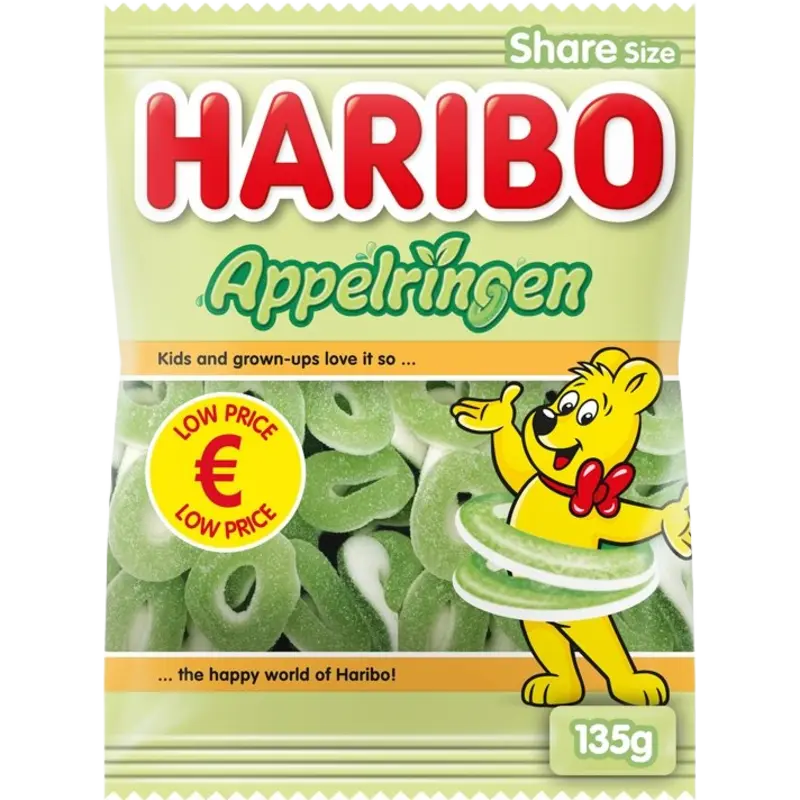 Haribo Appelringen zuur