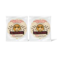 No Fairytales Paprika & chili tortilla wraps 2-pack