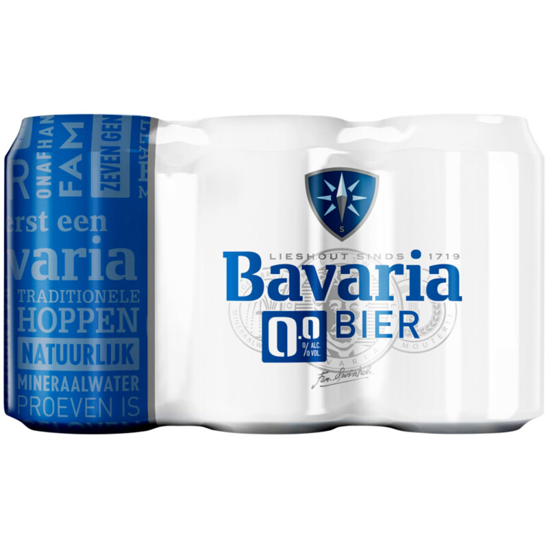 Een afbeelding van Bavaria 0.0% Bier 6-pack
