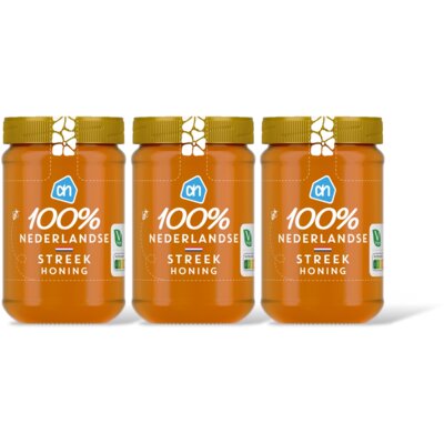 pdp-image-AH 100% Nederlandse streekhoning 3-pack