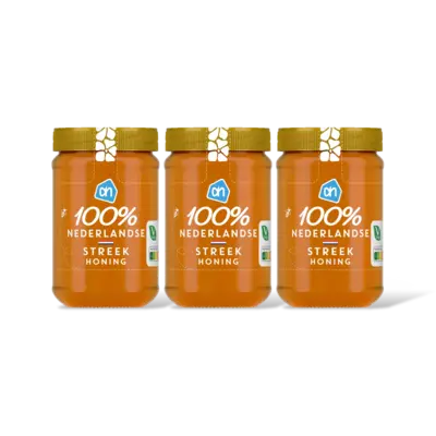 pdp-image-AH 100% Nederlandse streekhoning 3-pack