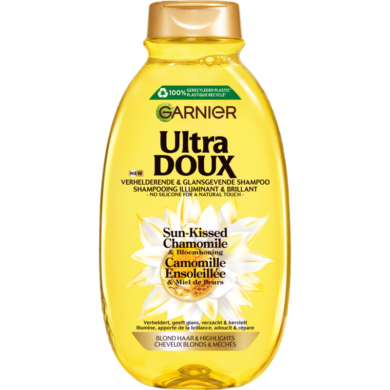 Een afbeelding van Ultra Doux Shampoo sun-kissed chamomile bel