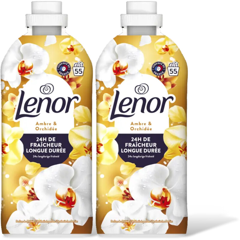 Lenor Wasverzachter gouden orchidee 2-pack