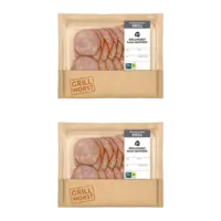 AH Grillworst kaas mosterd 2-pack