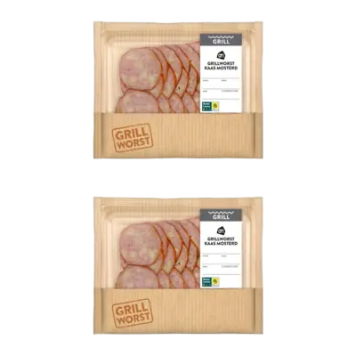 pdp-image-AH Grillworst kaas mosterd 2-pack