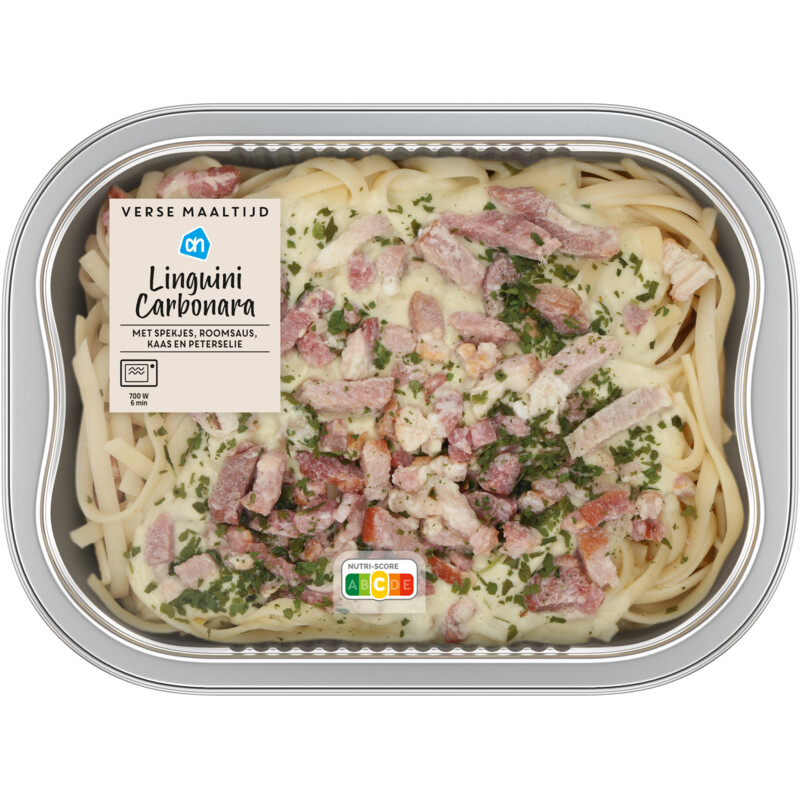 AH Verse maaltijd linguini carbonara