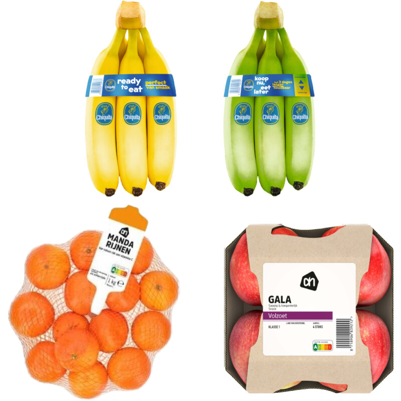 Een afbeelding van Chiquita Groen & Geel fruitschaal pakket