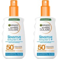 Ambre Solaire Sensitive expert+ spray spf50 2-pack bestellen | Albert Heijn