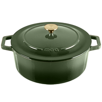 MOA Cast iron 7,2 liter greenblue 30cm