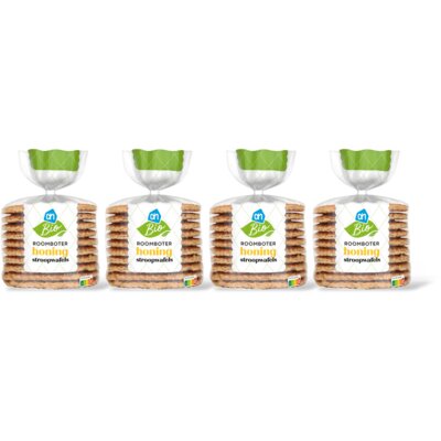 pdp-image-AH Biologisch Honing stroopwafels 4-pack