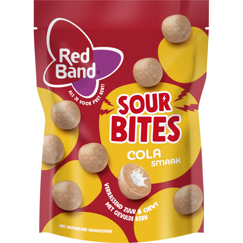 Red Band Sour bites cola smaak