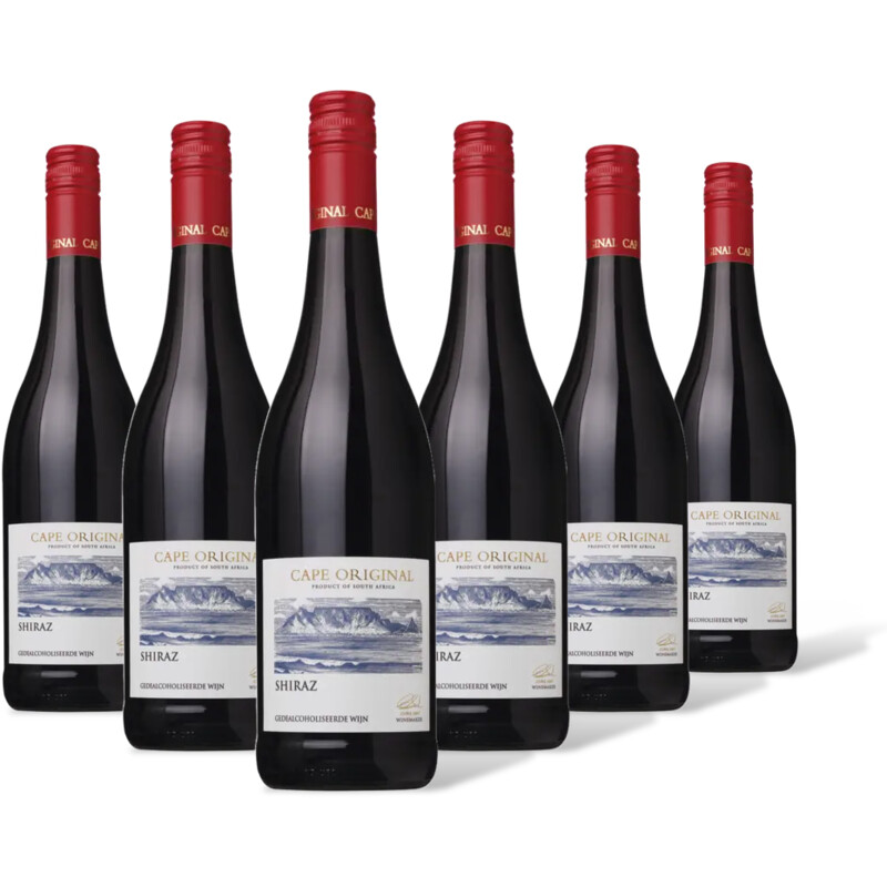 AH Excellent Selectie shiraz alcoholvrij 6 flessen