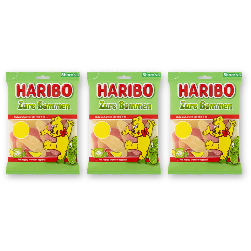 Haribo Zure bommen 3-pack