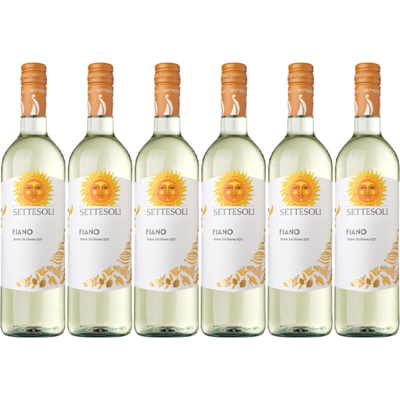 Een afbeelding van Settesoli Fiano 6 flessen