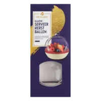 AH Excellent Glazen serveer kerstballen