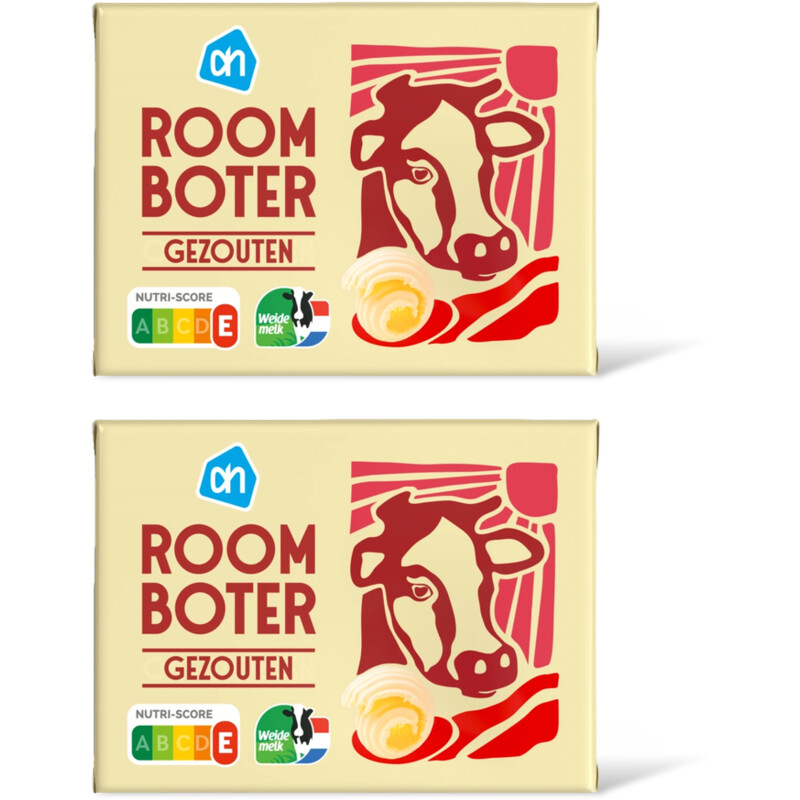 AH Roomboter gezouten 2-pck