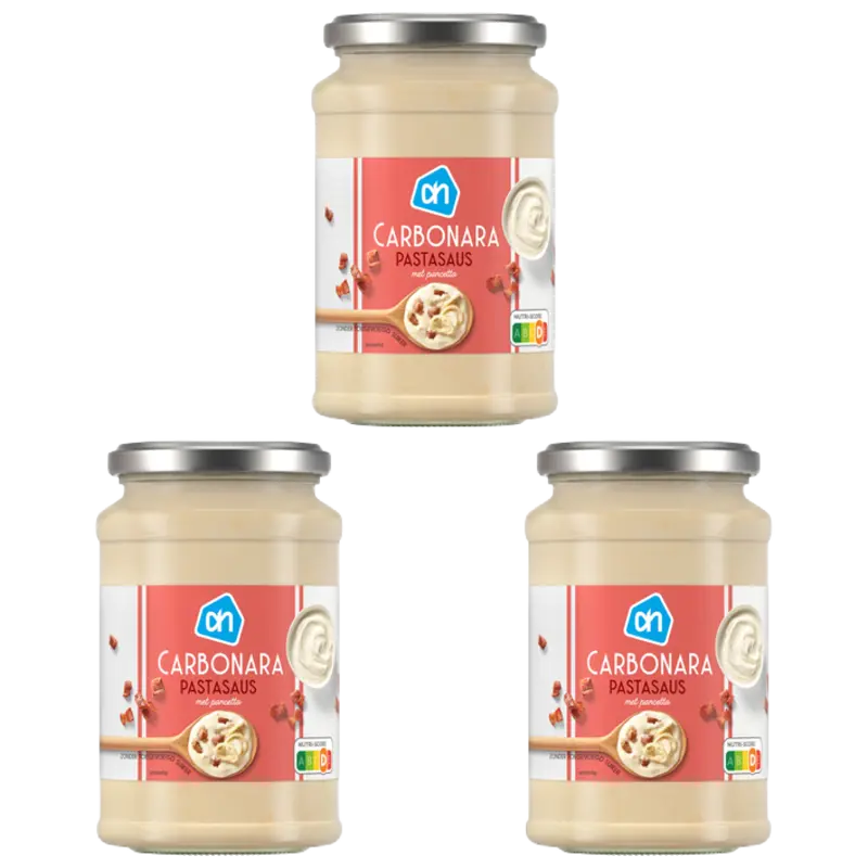 AH Pastasaus carbonara 3-pack