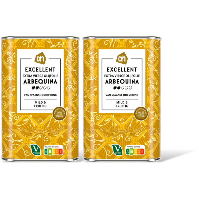 AH Excellent Extra vierge olijfolie arbequina 2-pack