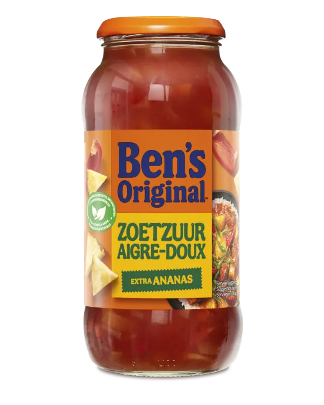 Uncle Ben's Zoetzure saus met extra ananas bel