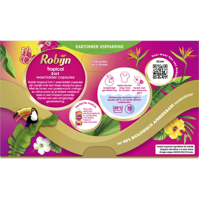 Een afbeelding van Robijn Collection tropical 3in1 capsules
