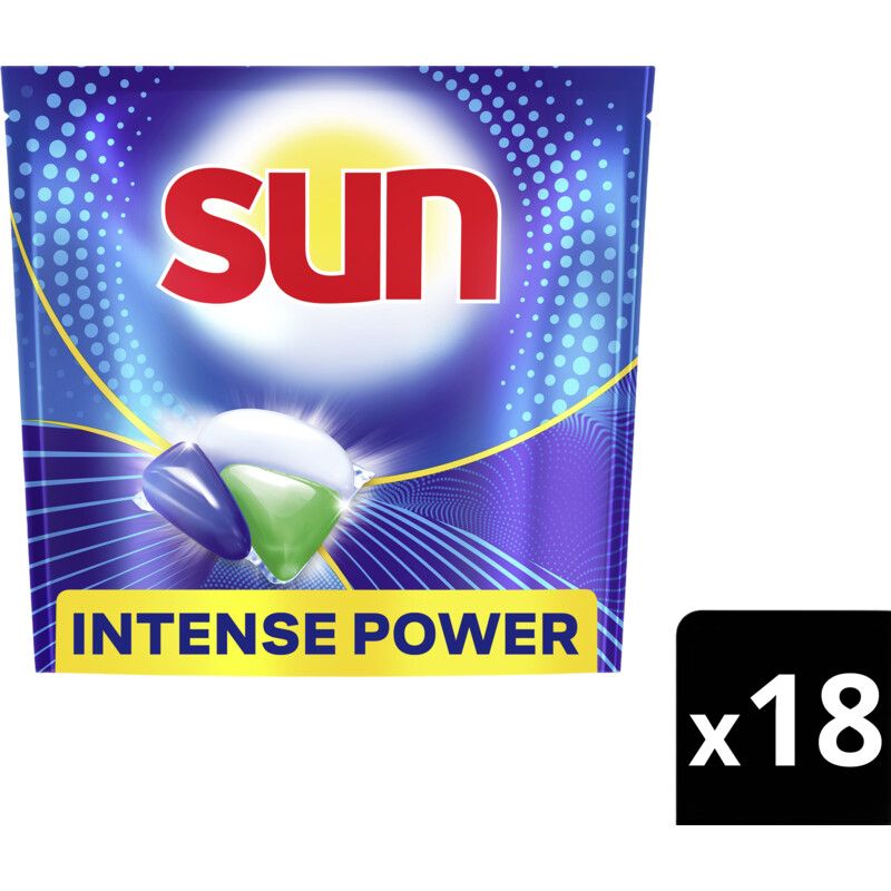 Sun 4in1 intense power vaatwascapsules