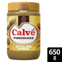 Calvé Pindakaas met stukjes pinda