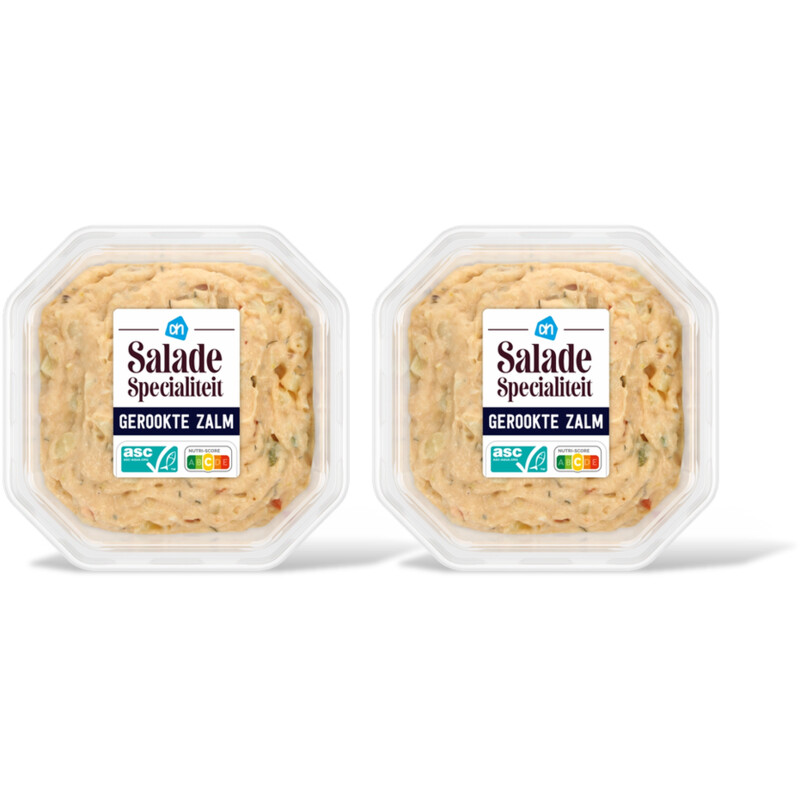AH Salade specialiteit gerookte zalm 2-pack
