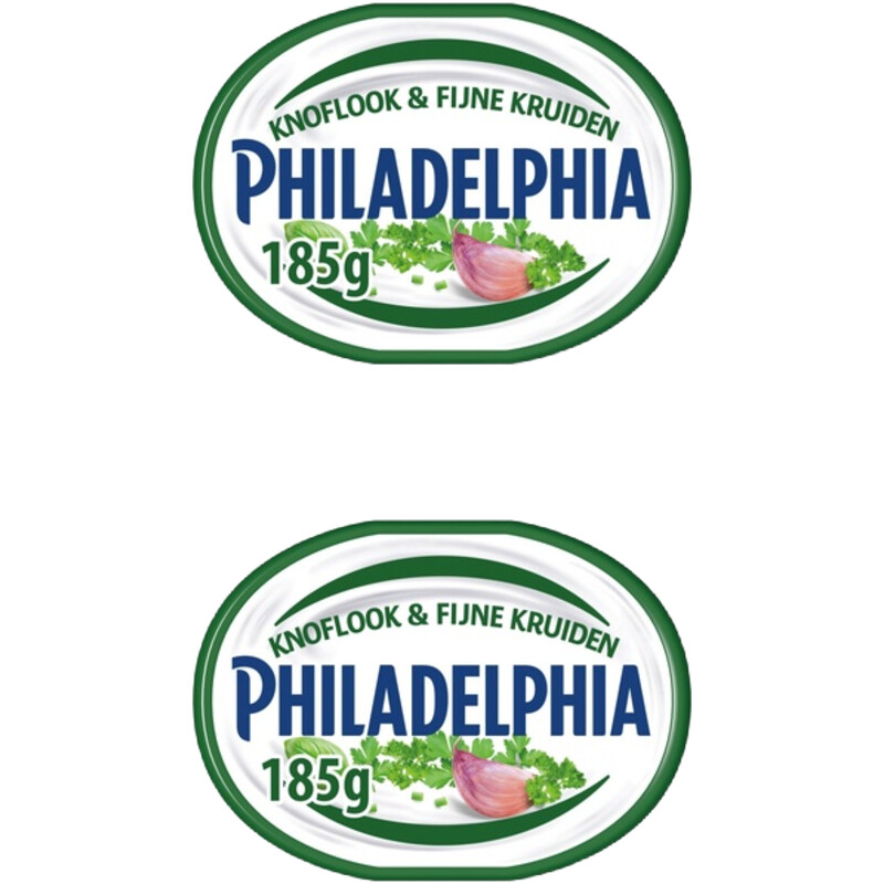 Een afbeelding van Philadelphia Knoflook & Kruiden 2-pack