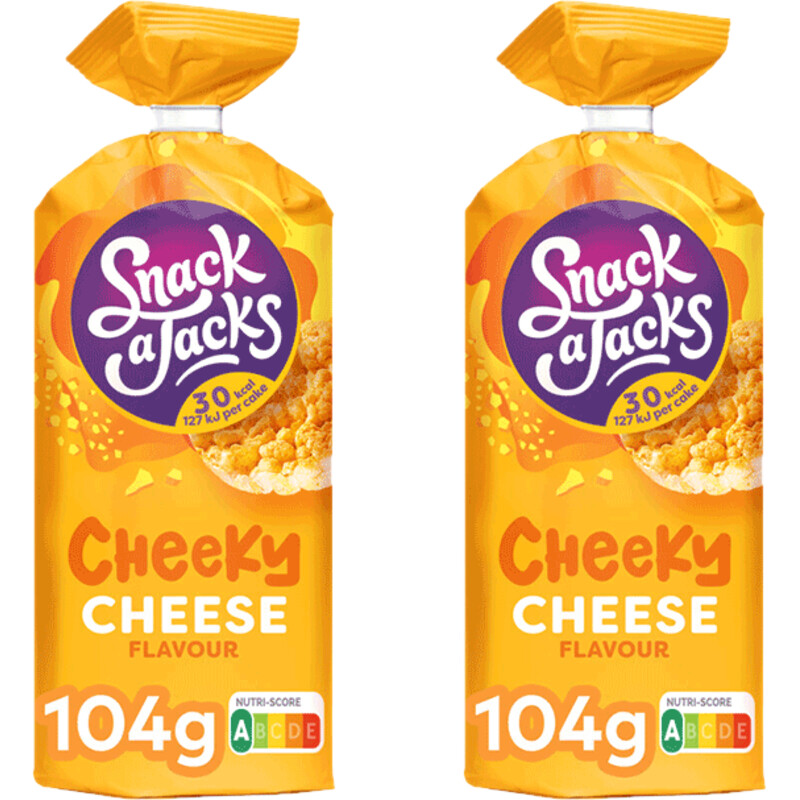 Een afbeelding van Snack a Jacks Cheeky Cheese 2-pack