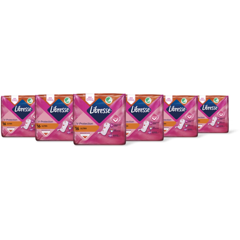 Libresse Ultra regular maandverband 6-pack