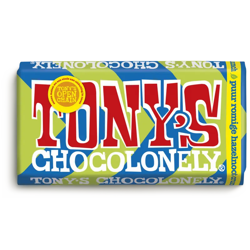 Tony's Chocolonely Reep puur romige hazelnoot