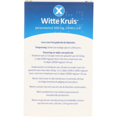 pdp-image-Witte kruis Paracetamol 500mg granulaat