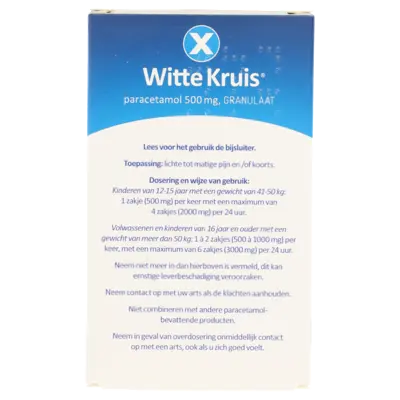 pdp-image-Witte kruis Paracetamol 500mg granulaat
