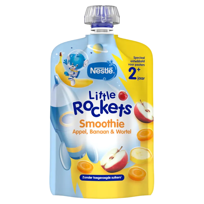 Nestlé Little Rockets Knijpfruit banaan 2+