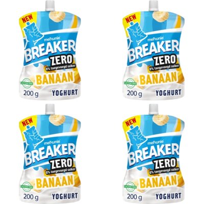 pdp-image-Melkunie Breaker zero banaan yoghurt 4-pack