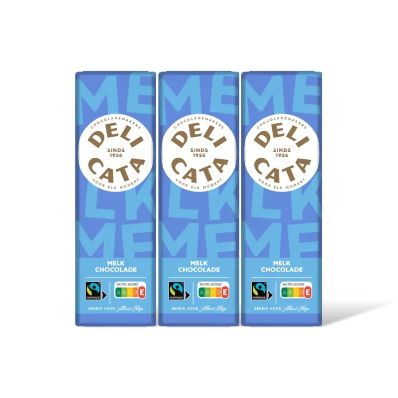 Reep melk chocolade 3-pack