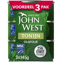 John West Tonijn in olijfolie 3-pack