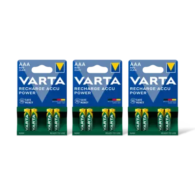 pdp-image-Varta AAA oplaadbare batterijen 800 mAh 3-pack