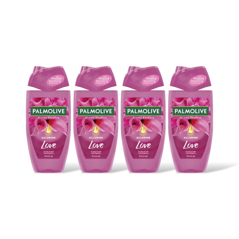 Palmolive Aroma ess alluring love douchegel 4-pack