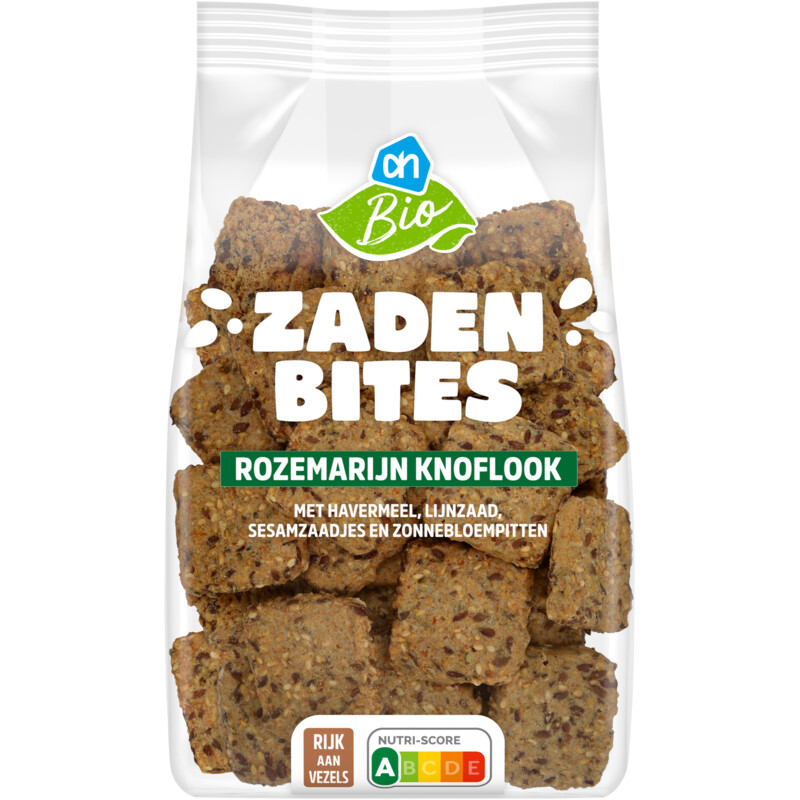 Een afbeelding van AH Zadencrackers rozemarijn knoflook