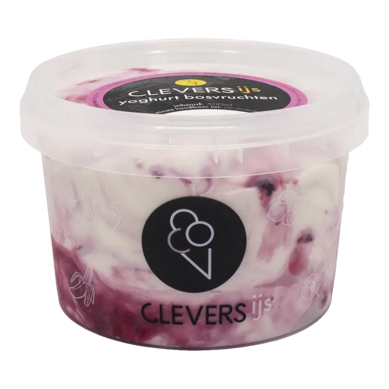 Clevers Yoghurt bosvruchten ijs