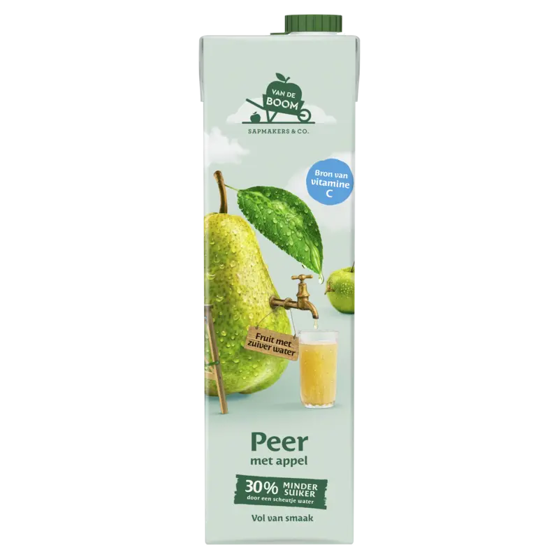 Peer met appel