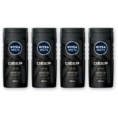 pdp-image-NIVEA Men deep clean shower gel 4-pack